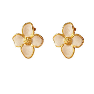 KNER-37 Versatile Flower Sea Star Geometric Titanium Steel Ear Pendants